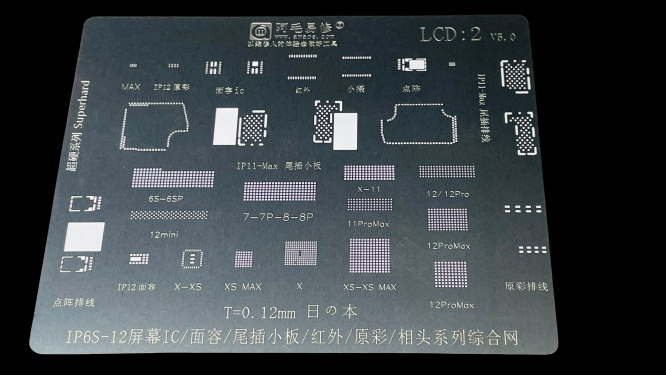 AMAOE LCD-2 STENCIL DISPLAY IC THOUCH IC FACE ID STENCIL - mobileic