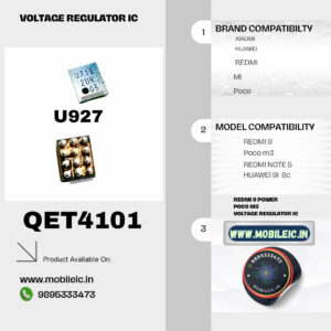 QET4101 IC VOLTAGE REGULATOR IC ​​ XIAOMI POCO M3 REDMI 9 U927 IC