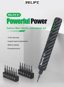 RELIFE E1 Carbon fiber electric screwdriver set