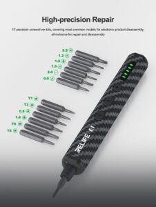 RELIFE E1 Carbon fiber electric screwdriver set