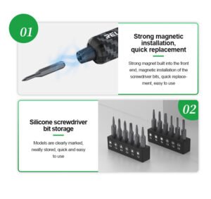 RELIFE E1 Carbon fiber electric screwdriver set