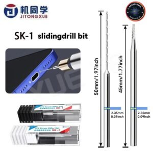 JTX SK-1 SCREW KILLER IPHONE STRIPPED SCREWS REMOVAL TWIST DRILL BIT 2 PCS