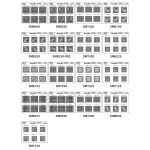 QIANLI SOLDER MASK REPAIR UV STENCIL FOR QUALCOMM 17 PIECES